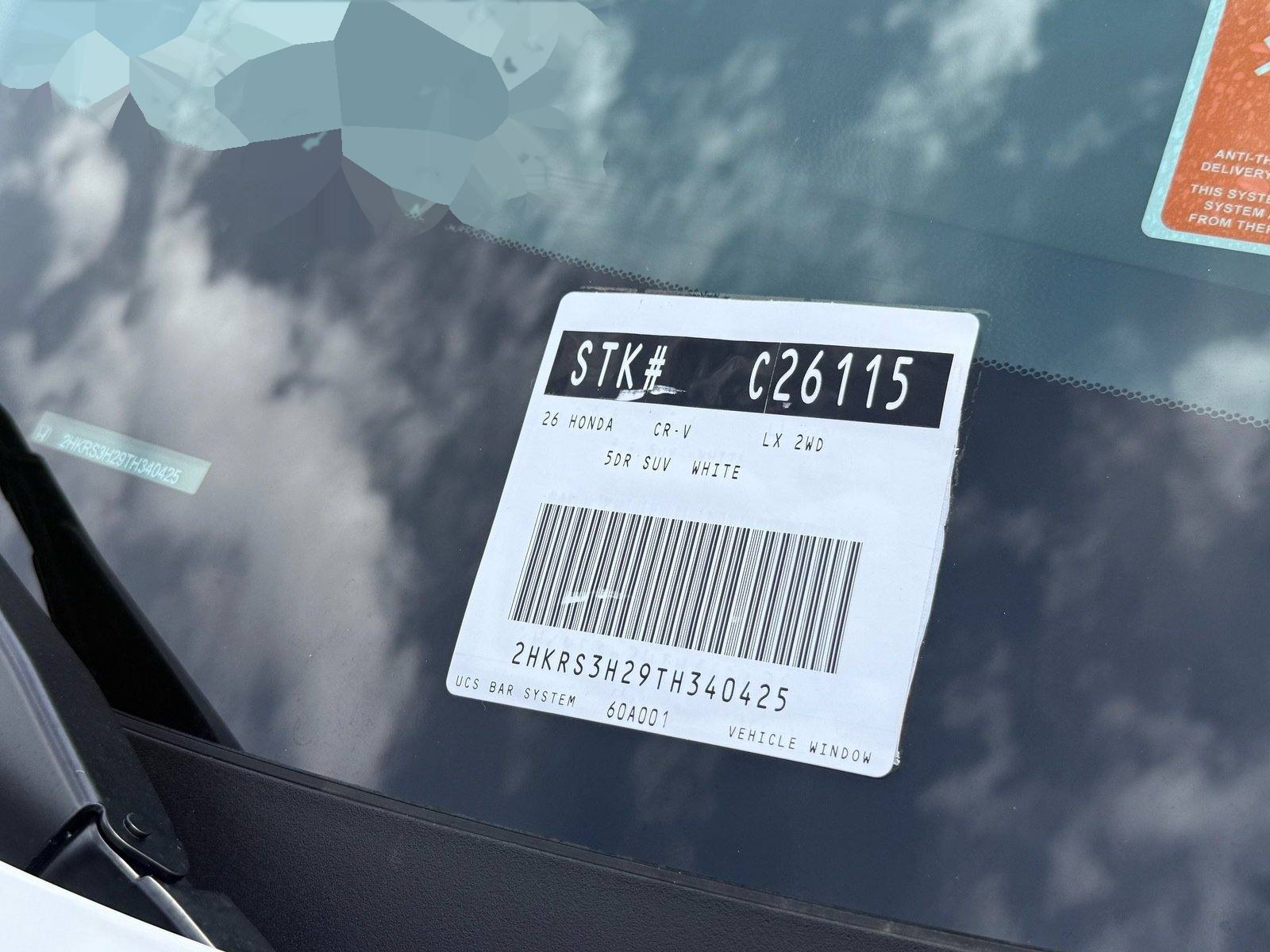 2026 Honda CR-V LX — photo 32 thumbnail