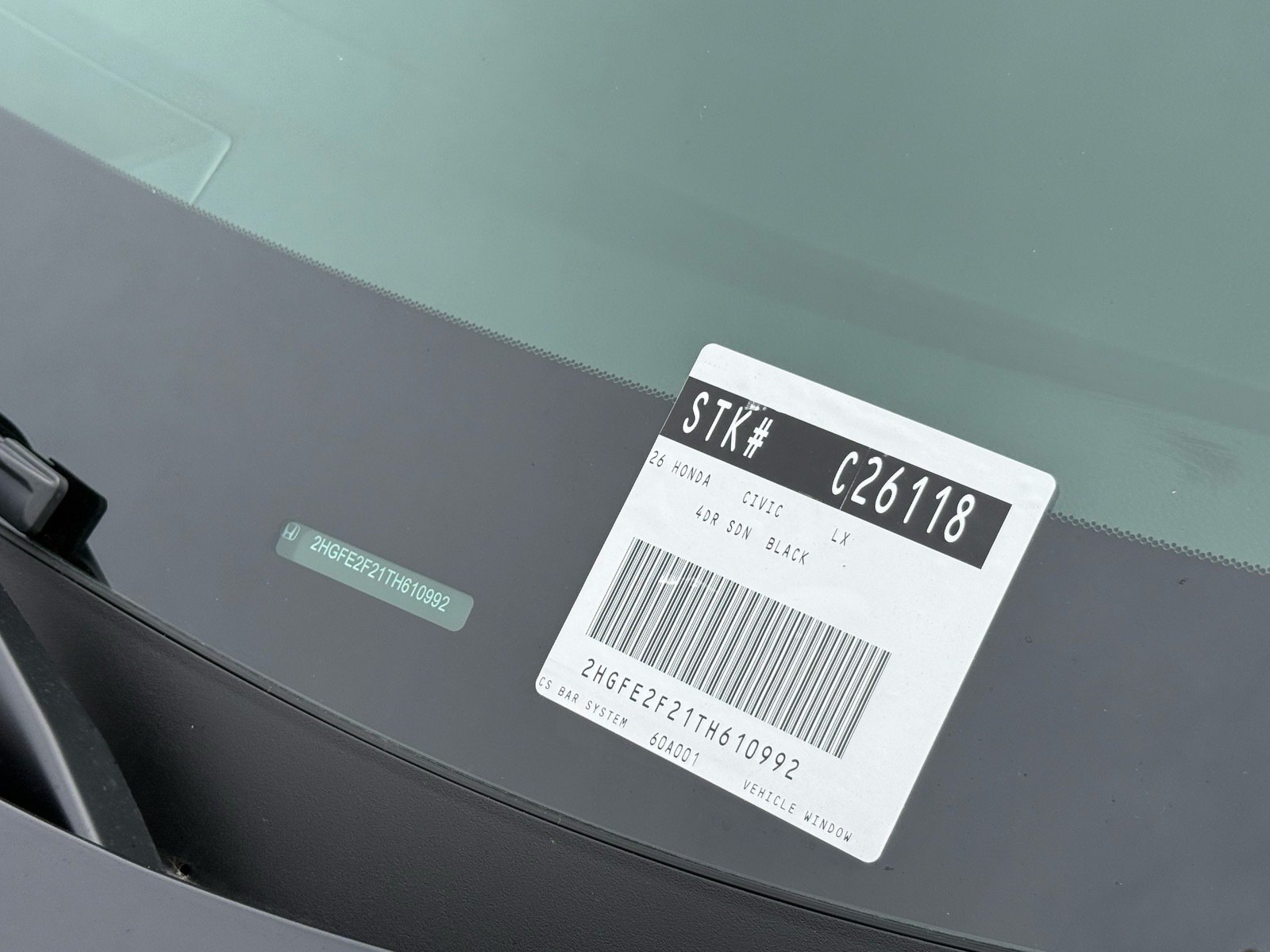 2026 Honda Civic LX — photo 26 thumbnail