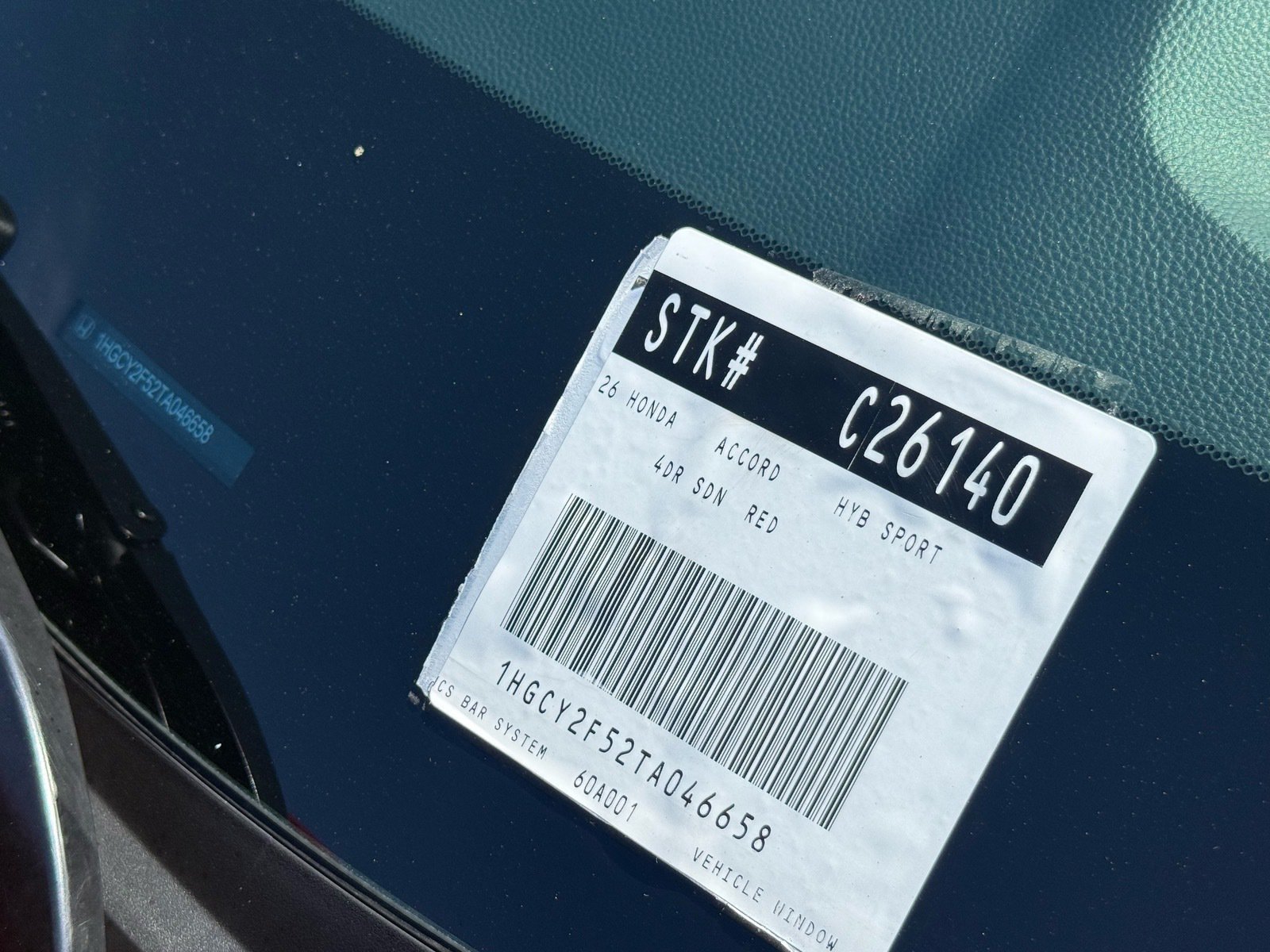 2026 Honda Accord Hybrid Sport — photo 33 thumbnail