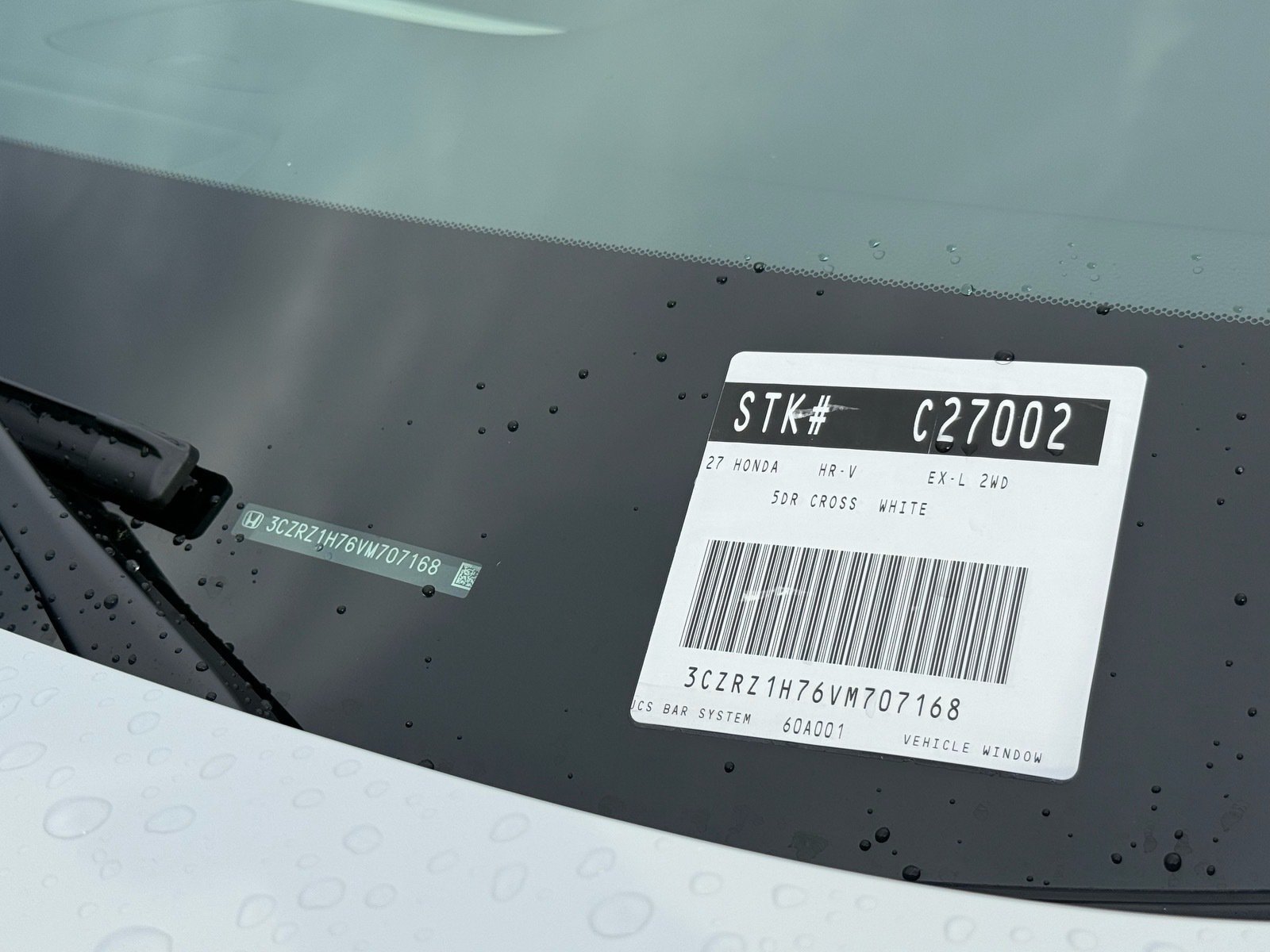 2027 Honda HR-V EX-L — photo 35 thumbnail