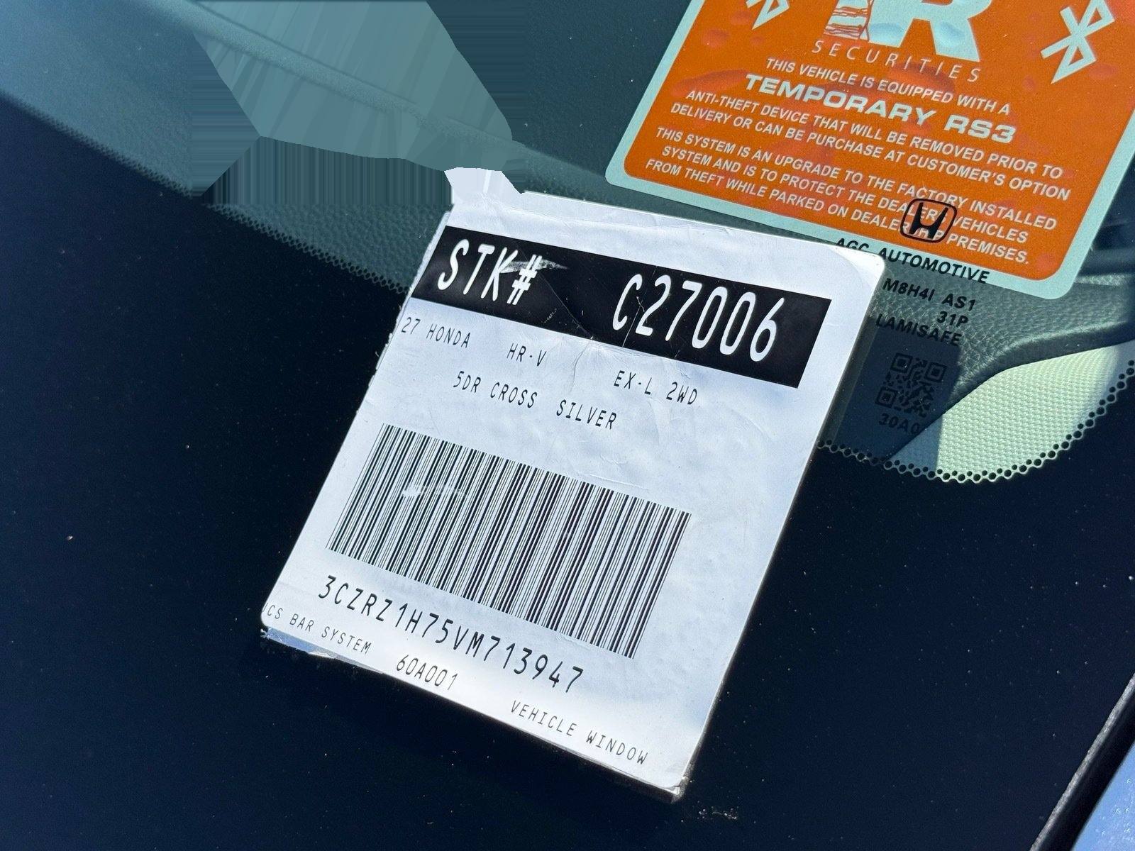 2027 Honda HR-V EX-L — photo 32 thumbnail