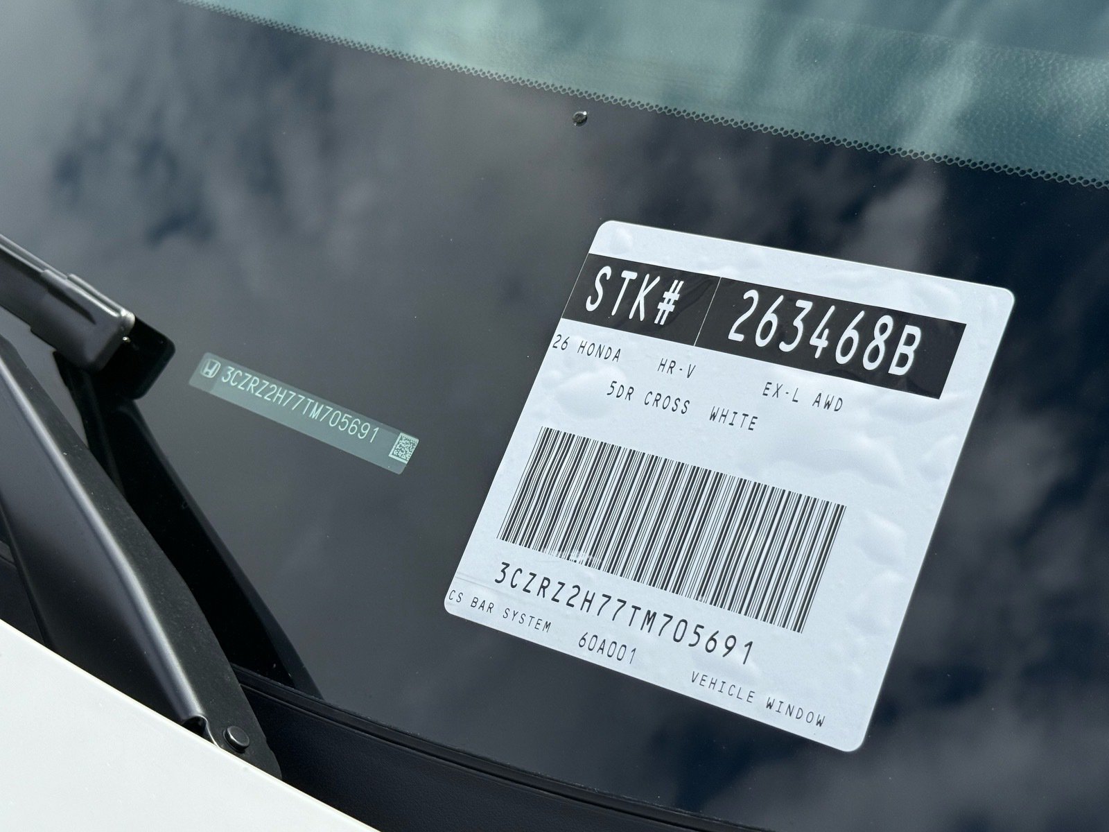 2026 Honda HR-V EX-L — photo 34 thumbnail