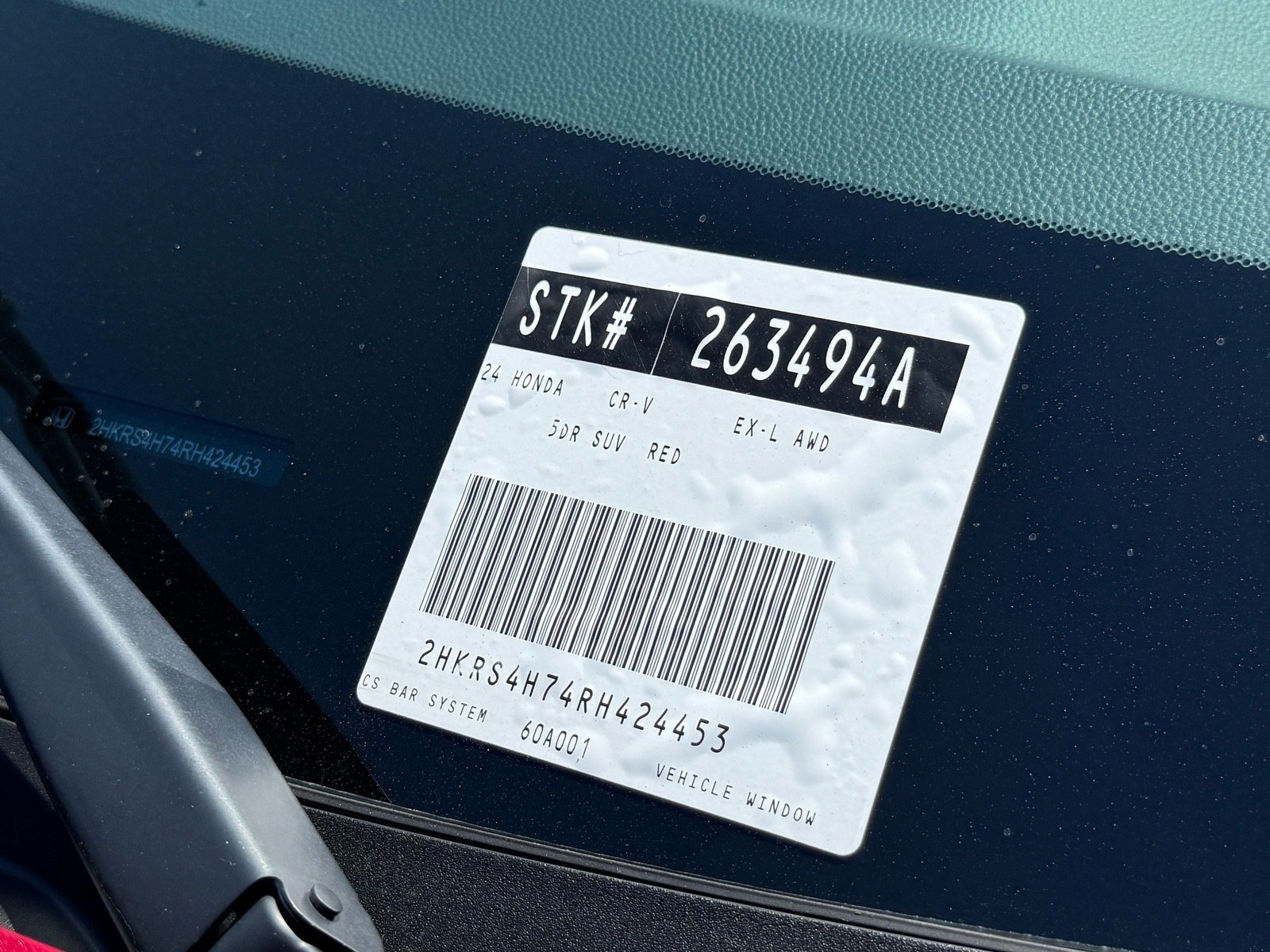 2024 Honda CR-V EX-L — photo 34 thumbnail