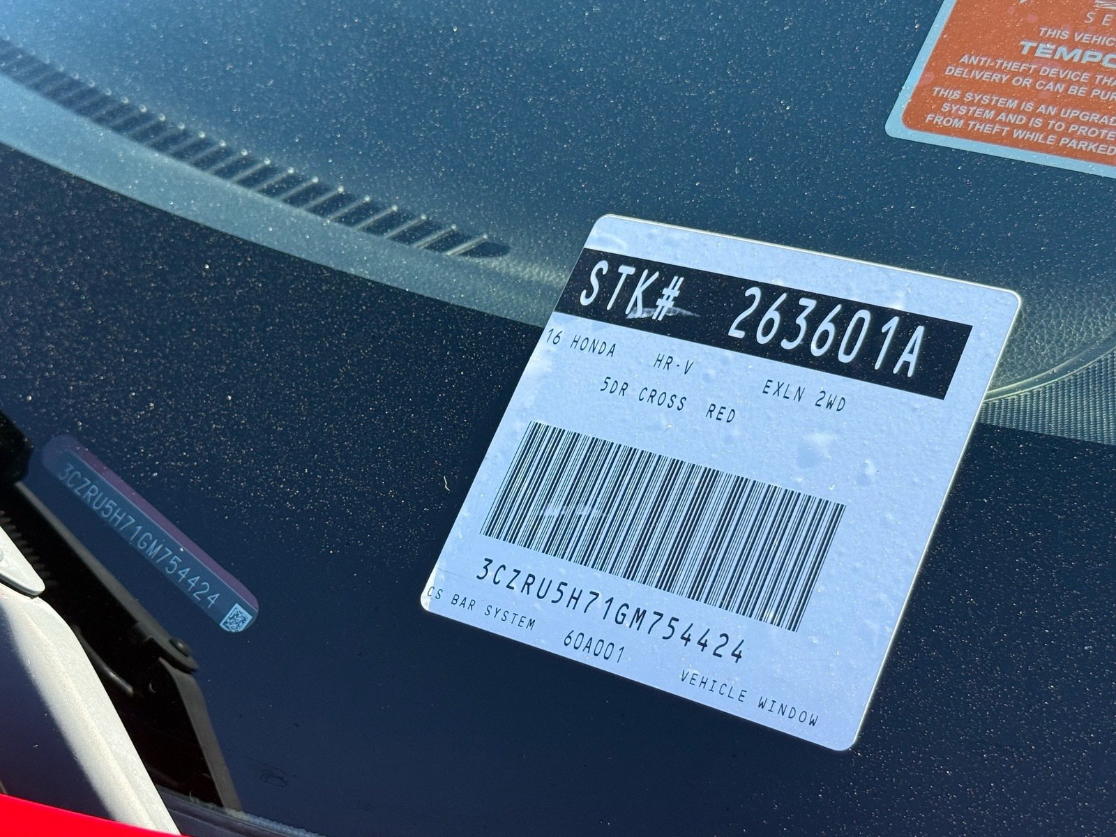 2016 Honda HR-V EX-L — photo 33 thumbnail