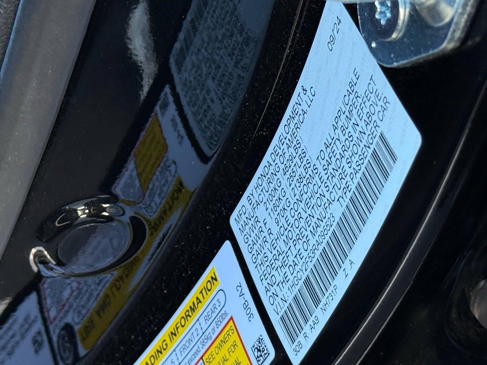 2024 Honda Accord Hybrid Sport — photo 13 thumbnail