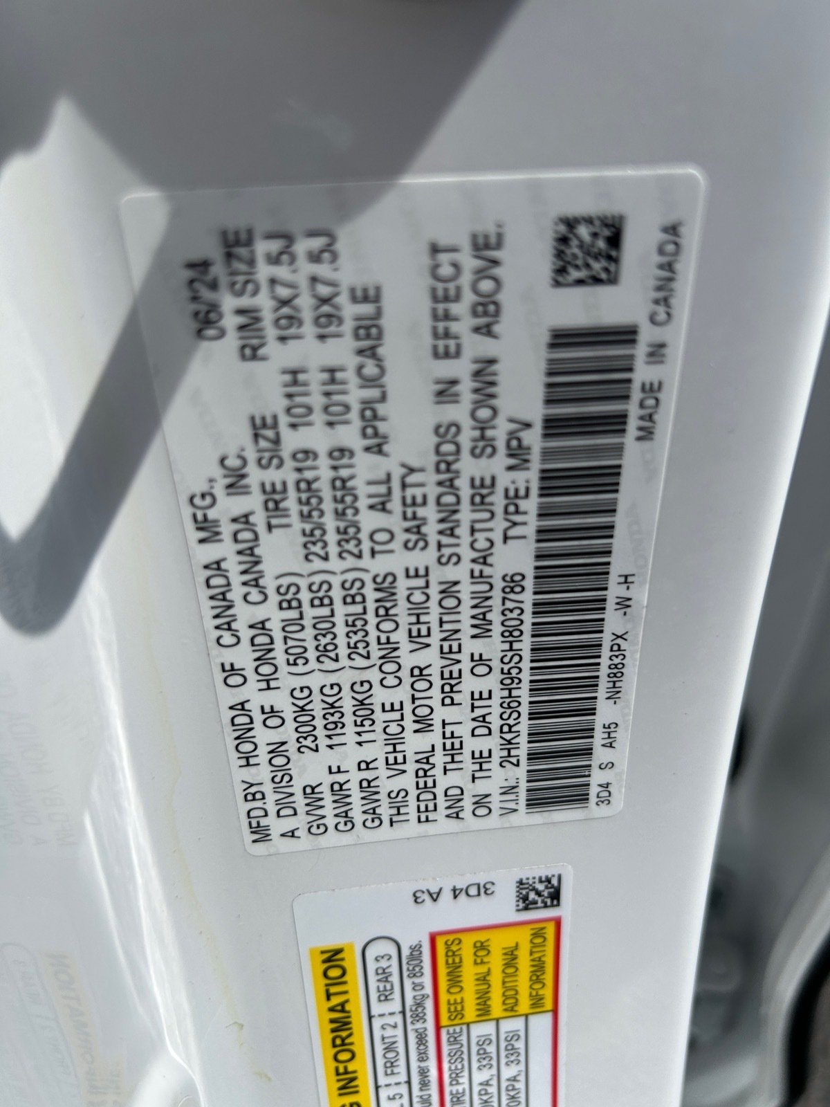 2025 Honda CR-V Hybrid Sport Touring — photo 33 thumbnail