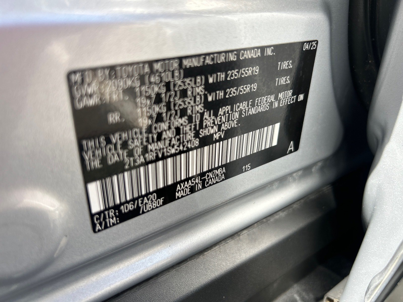 2025 Toyota RAV4 XLE Premium — photo 33 thumbnail