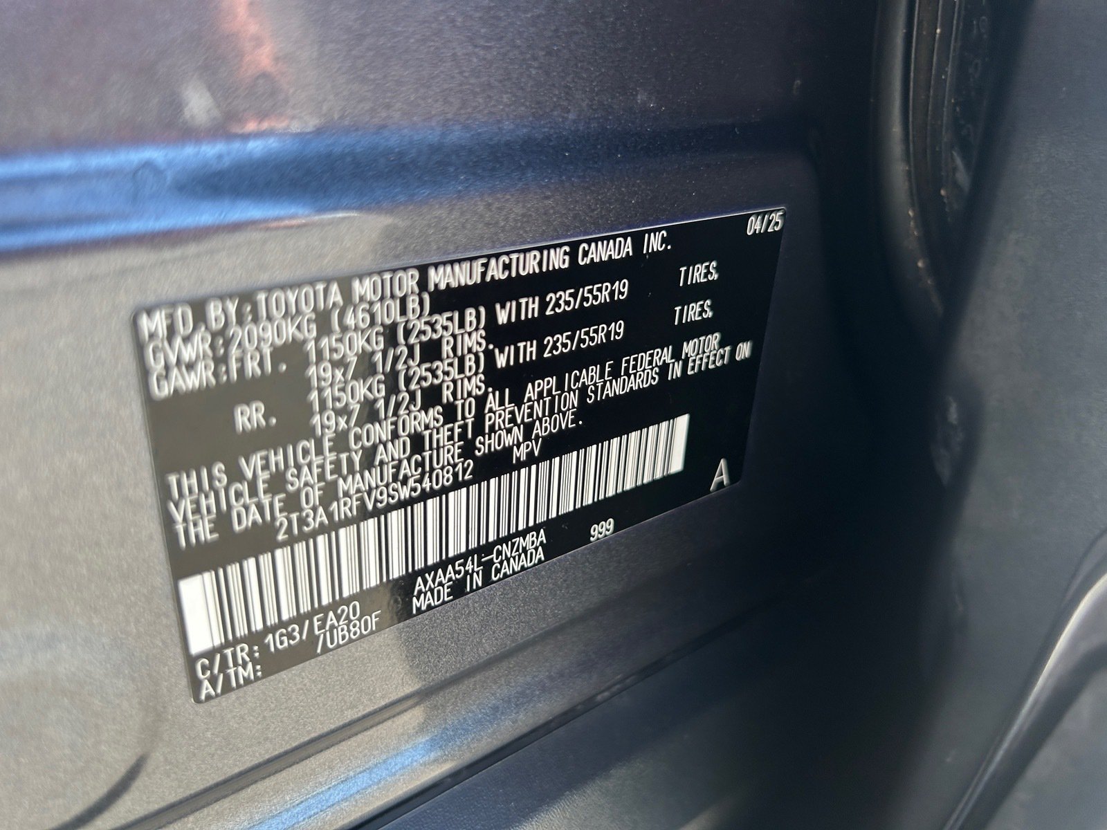 2025 Toyota RAV4 XLE Premium — photo 34 thumbnail