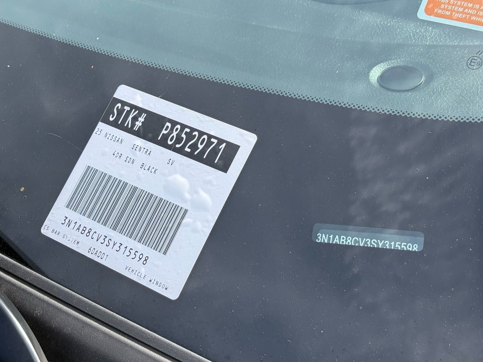 2025 Nissan Sentra SV — photo 33 thumbnail