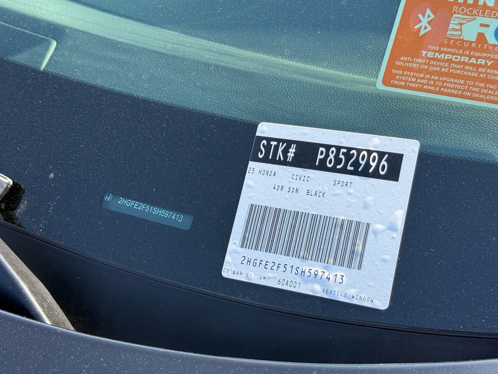 2025 Honda Civic Sport — photo 33 thumbnail
