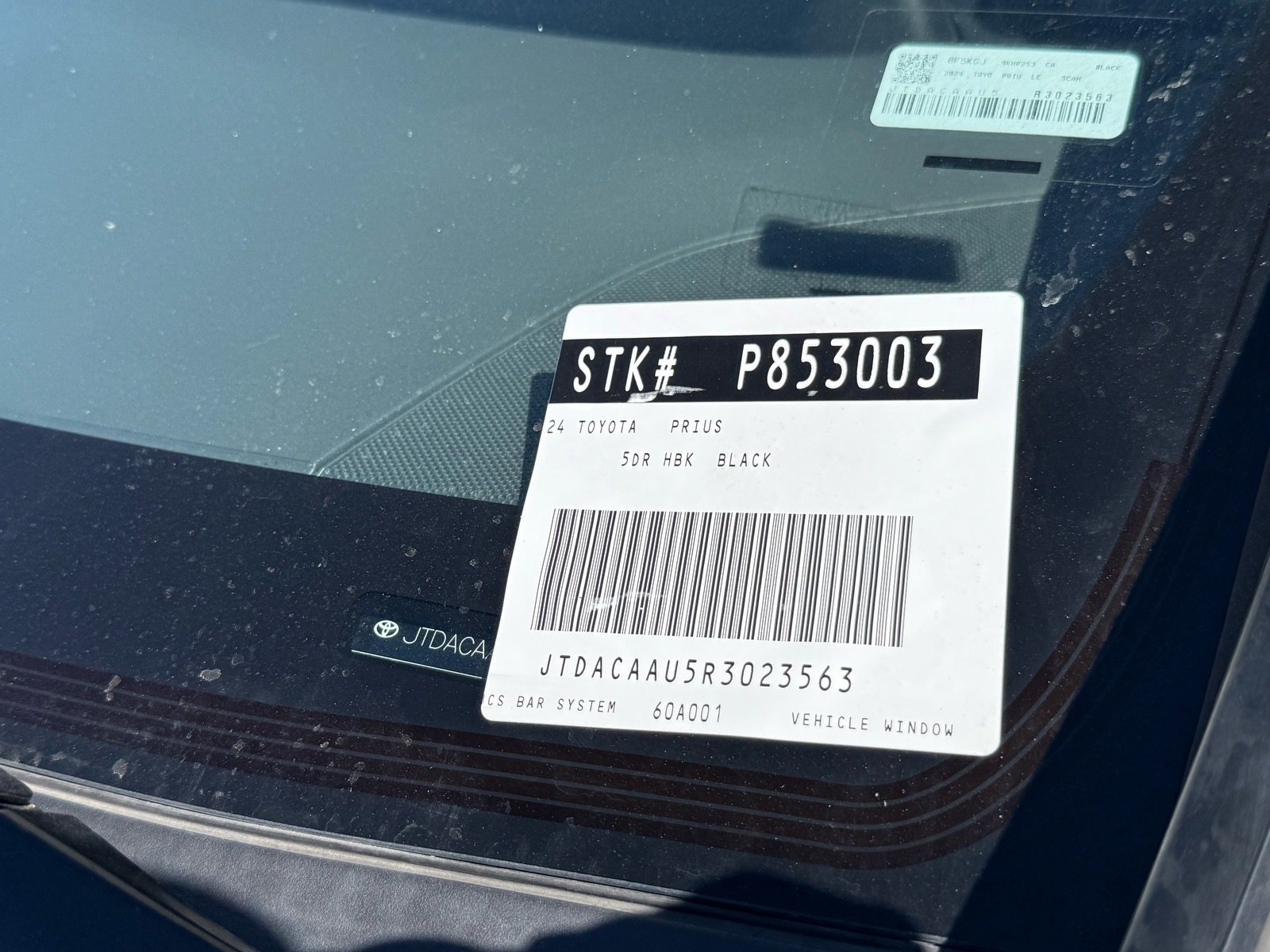 2024 Toyota Prius LE — photo 13 thumbnail