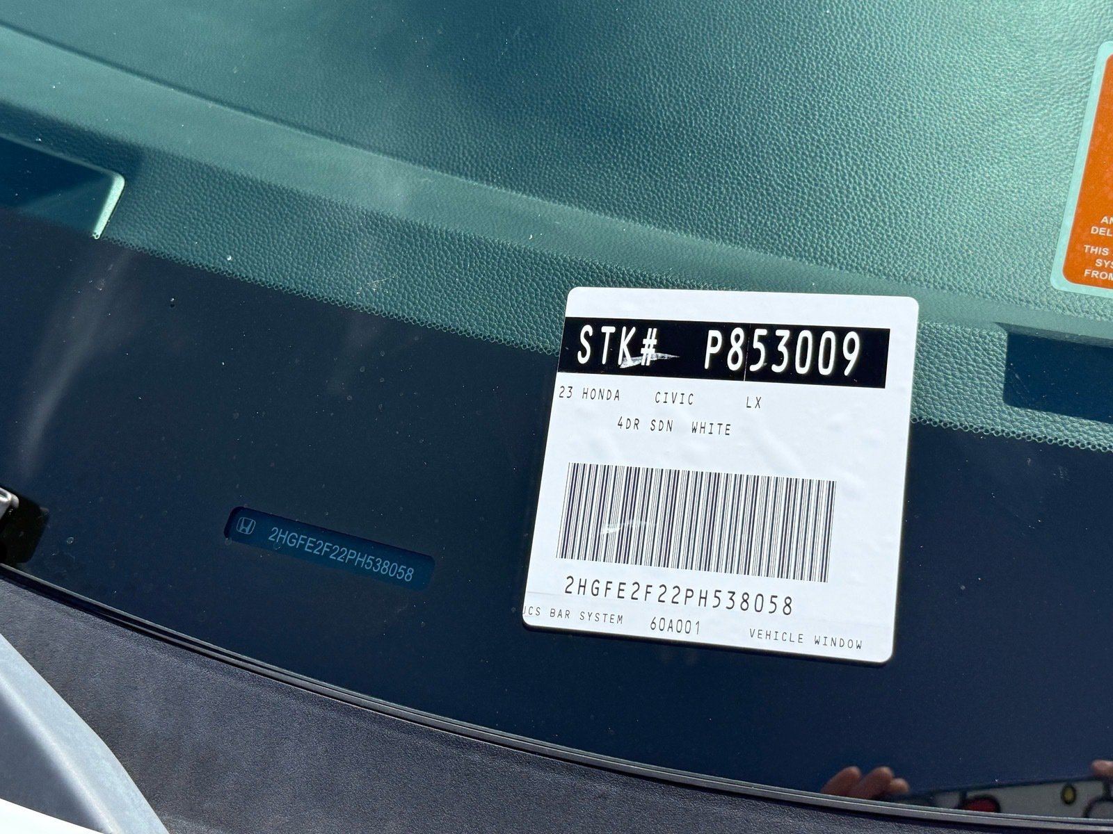 2023 Honda Civic LX — photo 33 thumbnail
