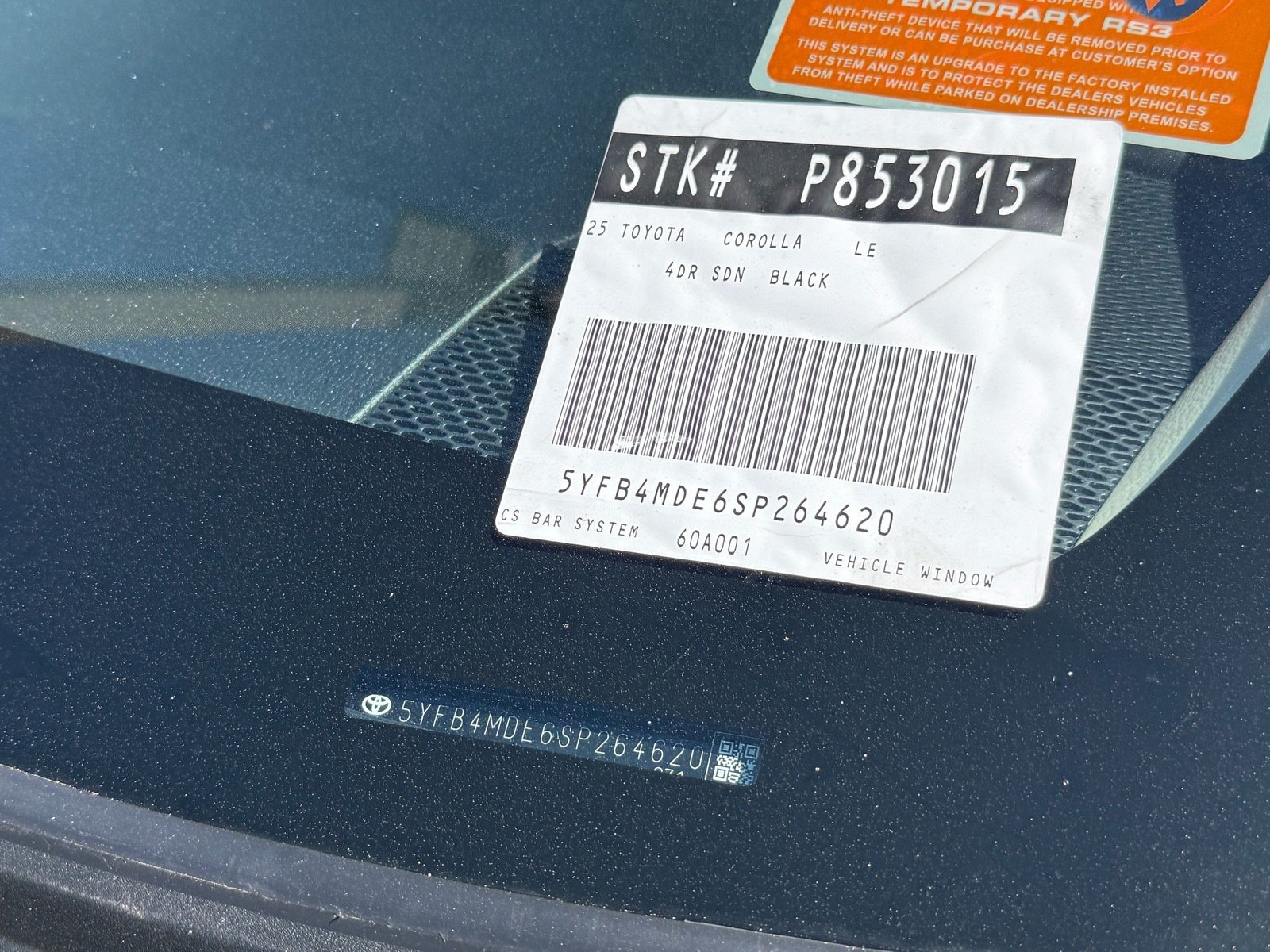 2025 Toyota Corolla LE — photo 12 thumbnail