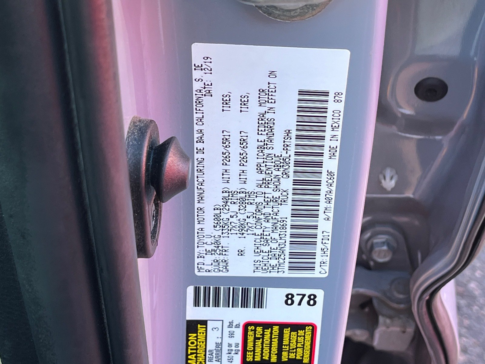 2020 Toyota Tacoma TRD Sport — photo 9 thumbnail